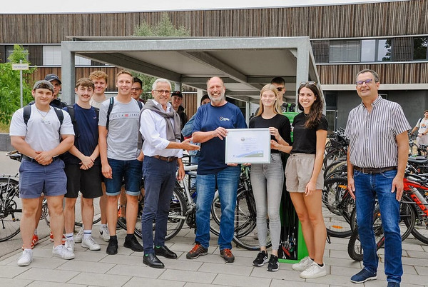 Präsentation des Zertifikats Fahrradfreundlicher Arbeitgeber